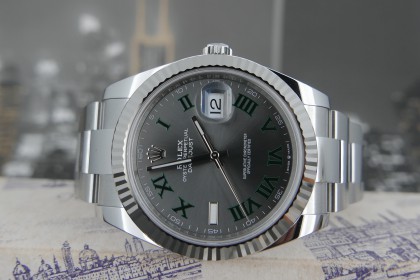 Modern Rolex 126334 Datejust 41 with Wimbledon Dial, UNWORN Full set 8/2024